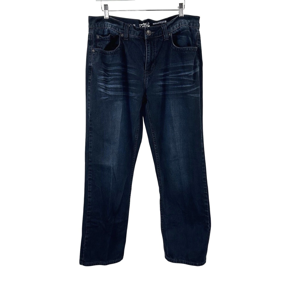 Urban Pipeline Relaxed Fit Straight Leg Blue Denim Jeans Skater Y2K‎ Mens 34x30